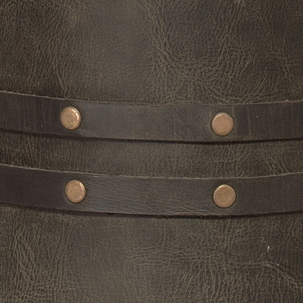 Barrel 29 Inch 150.00 Watt Vintage Leather Table Lamp Portable Light 4 Barrel 29 Inch 150.00 Watt Vintage Leather Table Lamp Portable Light - Image 2