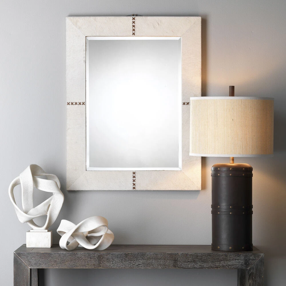 Barrel 29 Inch 150.00 Watt Vintage Leather Table Lamp Portable Light 5 Barrel 29 Inch 150.00 Watt Vintage Leather Table Lamp Portable Light - Image 3