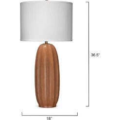 Beckham 36.5 Inch 150.00 Watt Tan Table Lamp Portable Light -Lighting Store 1beck tlca 2