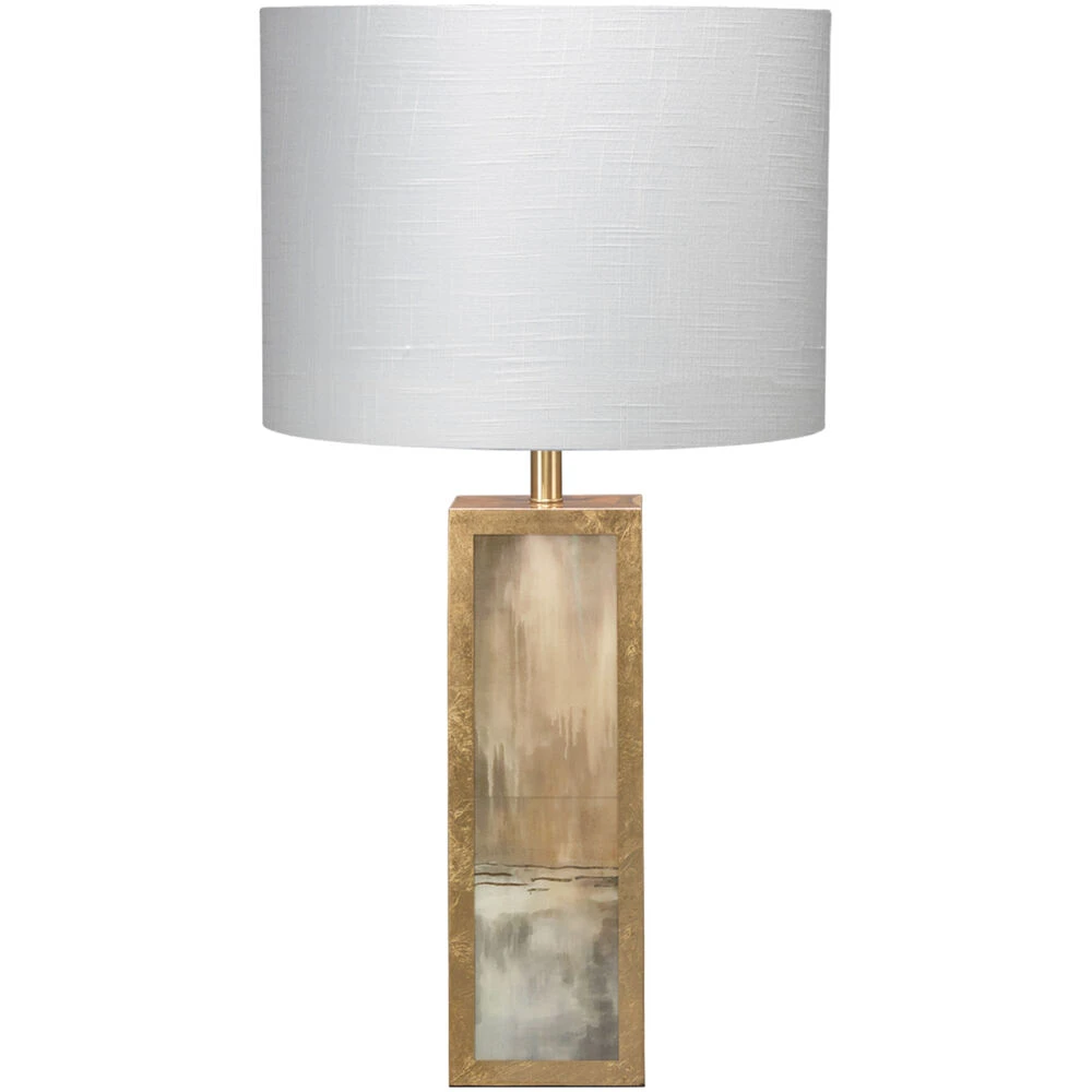 Cloudscape 33 Inch 150.00 Watt Taupe & Slate Lacquer W/ Antique Gold Leafed Metal Table Lamp Portable Light 3 Cloudscape 33 Inch 150.00 Watt Taupe & Slate Lacquer W/ Antique Gold Leafed Metal Table Lamp Portable Light