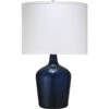 Plum Jar 29 Inch 150.00 Watt Navy Table Lamp Portable Light -Lighting Store 1jar mdbl