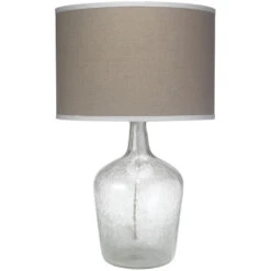 Plum Jar 27 Inch 150.00 Watt Clear Table Lamp Portable Light