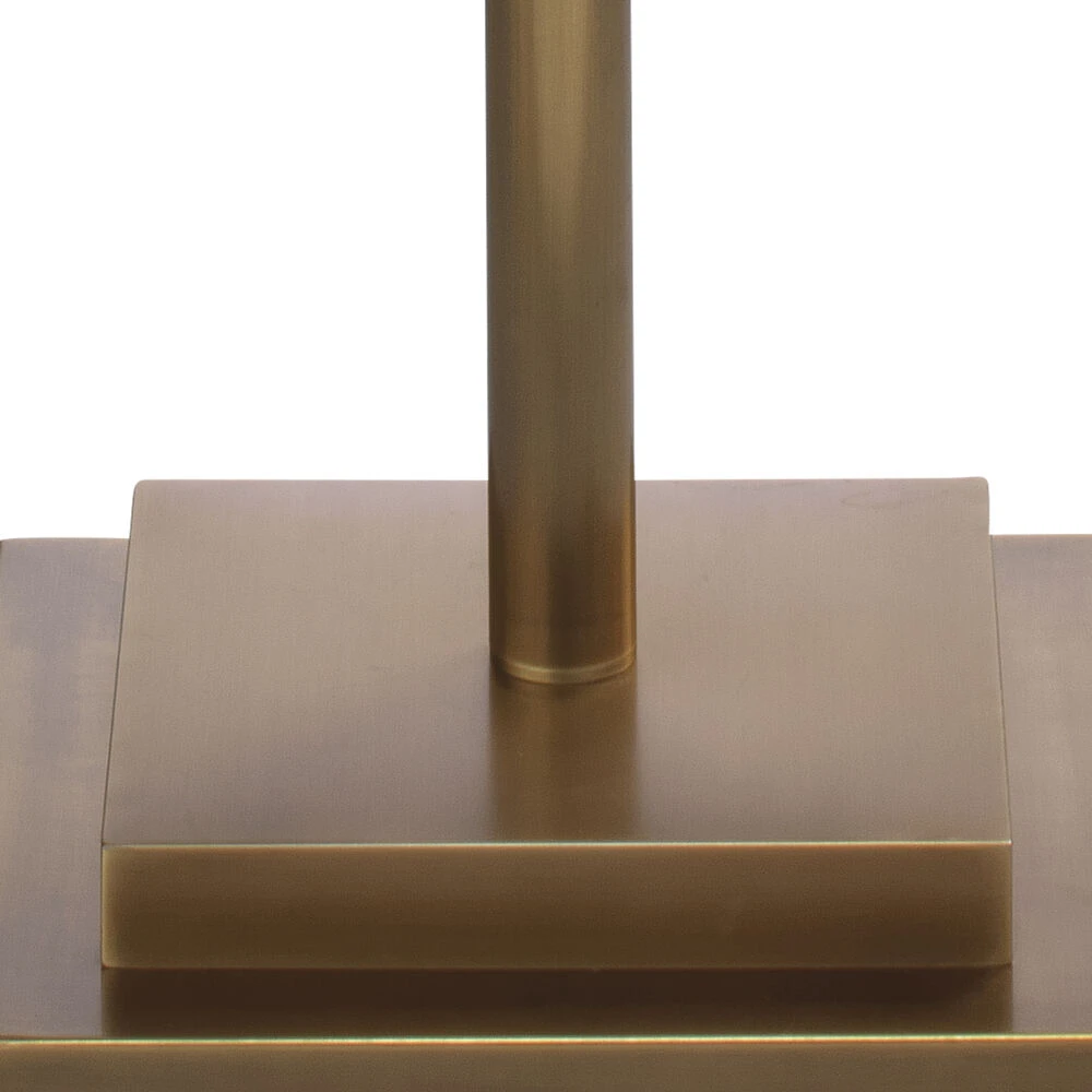 Jud 67 Inch 100.00 Watt Antique Brass Floor Lamp Portable Light 6 Jud 67 Inch 100.00 Watt Antique Brass Floor Lamp Portable Light - Image 4