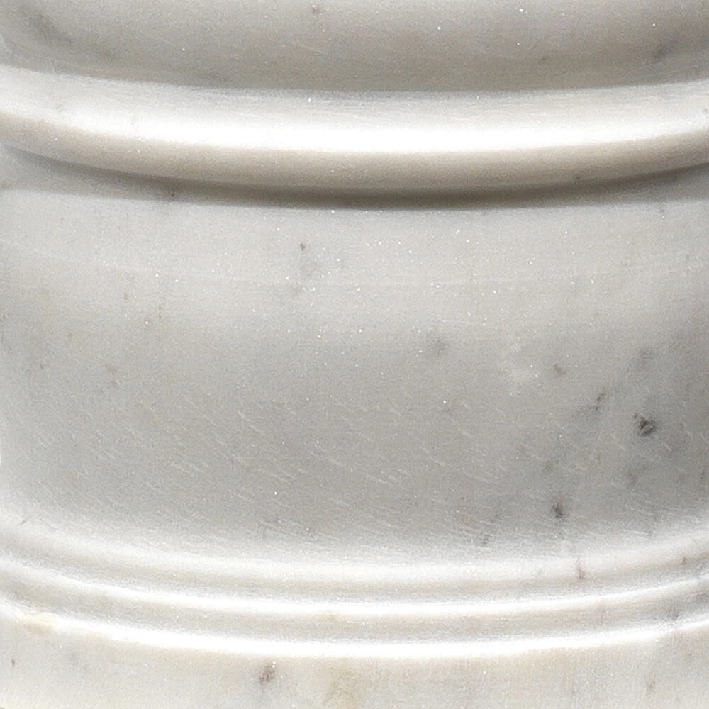 Monument 32 Inch 150.00 Watt White Marble Table Lamp Portable Light 4 Monument 32 Inch 150.00 Watt White Marble Table Lamp Portable Light - Image 2