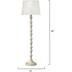 Ornate Pillar 66 Inch 150.00 Watt MOP Floor Lamp Portable Light -Lighting Store 1pill flmop 5