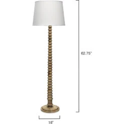 Revolution 63 Inch 150.00 Watt Bleached Wood Floor Lamp Portable Light 13 Revolution 63 Inch 150.00 Watt Bleached Wood Floor Lamp Portable Light -Lighting Store 1revo flbw 5 1