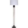 Sheridan 70 Inch 150.00 Watt White Hide & Oil Rubbed Bronze Metal Floor Lamp Portable Light 1 Sheridan 70 Inch 150.00 Watt White Hide & Oil Rubbed Bronze Metal Floor Lamp Portable Light -Lighting Store 1sher flwh 1