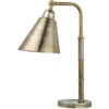 Vilhelm 19 Inch 60.00 Watt Antique Silver And Antique Brass Task Lamp Portable Light -Lighting Store 1vilh tlab