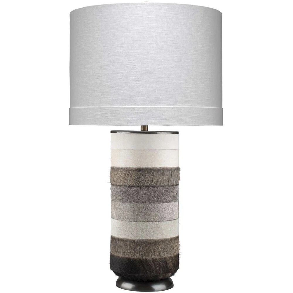 Winslow 33 Inch 150.00 Watt White / Light Grey / Dark Grey Hide Table Lamp Portable Light 3 Winslow 33 Inch 150.00 Watt White / Light Grey / Dark Grey Hide Table Lamp Portable Light