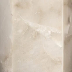 Borealis 1 Light 7 Inch Alabaster Wall Sconce Wall Light, Hexagon -Lighting Store 4bore scal 3 1