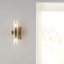 Chatham 2 Light 5 Inch Antique Brass Wall Sconce Wall Light -Lighting Store 4chat scab 4 1