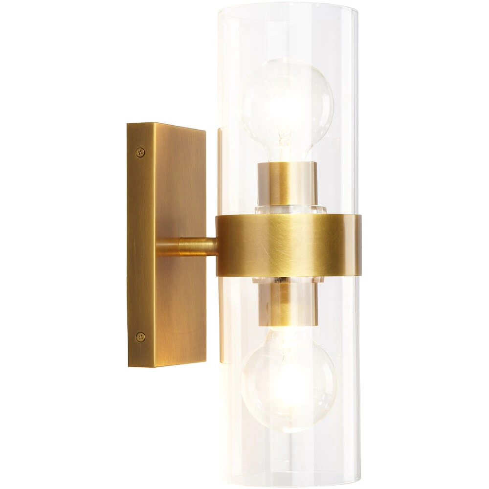 Chatham 2 Light 5 Inch Antique Brass Wall Sconce Wall Light 10 Chatham 2 Light 5 Inch Antique Brass Wall Sconce Wall Light - Image 8