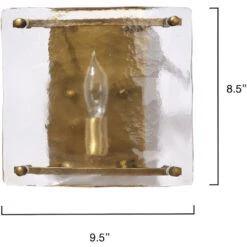 Glenn 1 Light 9.5 Inch Antique Brass Wall Sconce Wall Light 14 Glenn 1 Light 9.5 Inch Antique Brass Wall Sconce Wall Light -Lighting Store 4glen ssab 2