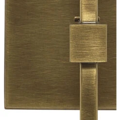 Minerva 1 Light 5 Inch Antique Brass & White Linen Wall Sconce Wall Light -Lighting Store 4mine scab 4 1