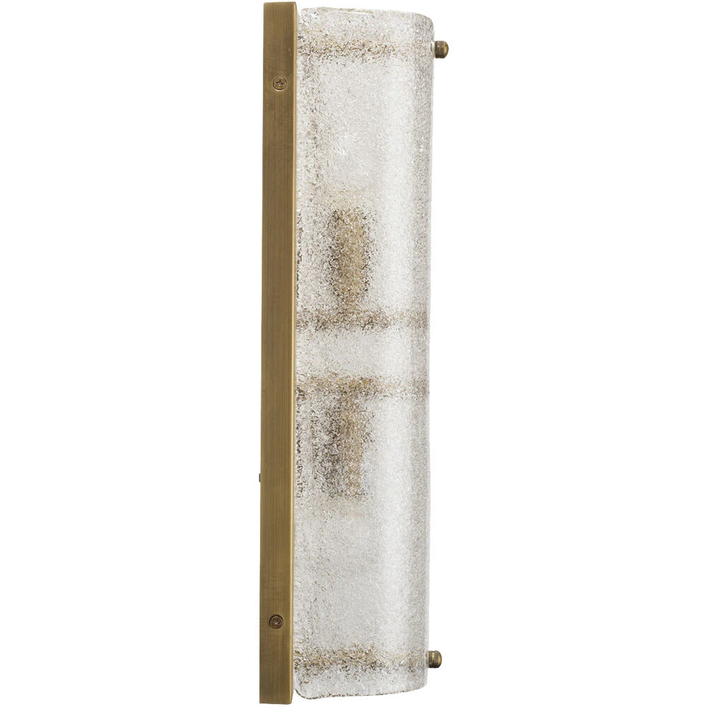 Moet Rounded 2 Light 4 Inch Antique Brass Wall Sconce Wall Light 6 Moet Rounded 2 Light 4 Inch Antique Brass Wall Sconce Wall Light - Image 4