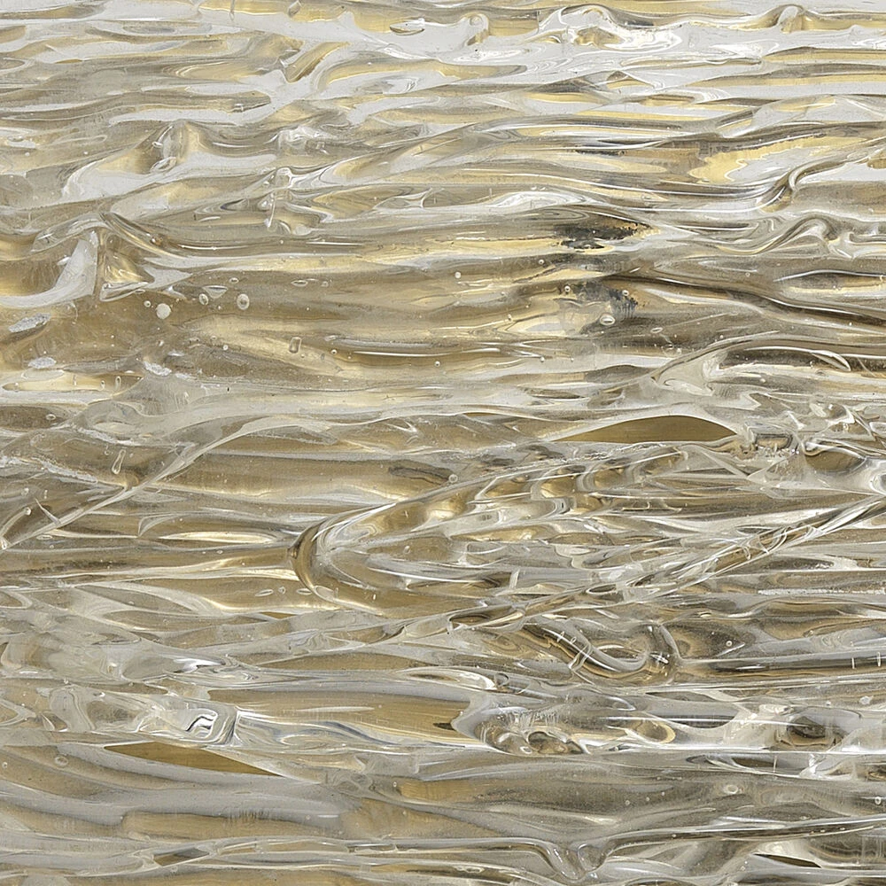 Swan Curved Glass 2 Light 12 Inch Clear Textured Glass W/ Antique Brass Wall Sconce Wall Light 6 Swan Curved Glass 2 Light 12 Inch Clear Textured Glass W/ Antique Brass Wall Sconce Wall Light - Image 4