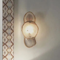 Trinity 1 Light 7 Inch Pale Lavender Agate & Antique Brass Wall Sconce Wall Light 33 Trinity 1 Light 7 Inch Pale Lavender Agate & Antique Brass Wall Sconce Wall Light -Lighting Store 4trin sclv 15 1