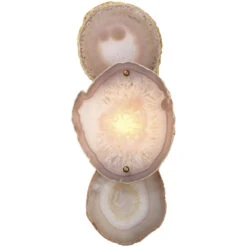 Trinity 1 Light 7 Inch Pale Lavender Agate & Antique Brass Wall Sconce Wall Light 21 Trinity 1 Light 7 Inch Pale Lavender Agate & Antique Brass Wall Sconce Wall Light -Lighting Store 4trin sclv 3 1