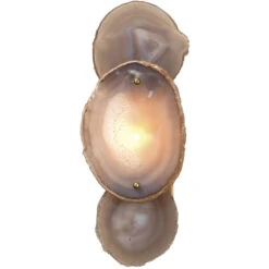 Trinity 1 Light 7 Inch Pale Lavender Agate & Antique Brass Wall Sconce Wall Light 24 Trinity 1 Light 7 Inch Pale Lavender Agate & Antique Brass Wall Sconce Wall Light -Lighting Store 4trin sclv 6 1