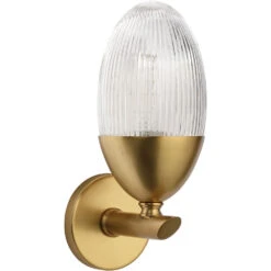 Whitworth 1 Light 5.5 Inch Polished Brass Sconce Wall Light, Small -Lighting Store 4whit smab 5