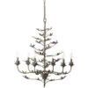 Blooming 12 Light 30 Inch Rust Chandelier Ceiling Light -Lighting Store 5bloo rust