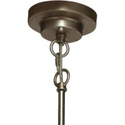 Calypso 4 Light 30 Inch Champagne Leaf W/ Gold Leaf Trim Three Tier Chandelier Ceiling Light -Lighting Store 5caly chch 2 1