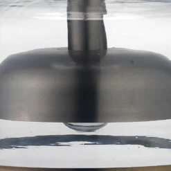 Clyde 1 Light 14 Inch Clear With Gun Metal Pendant Ceiling Light -Lighting Store 5clyd clgm 9 1