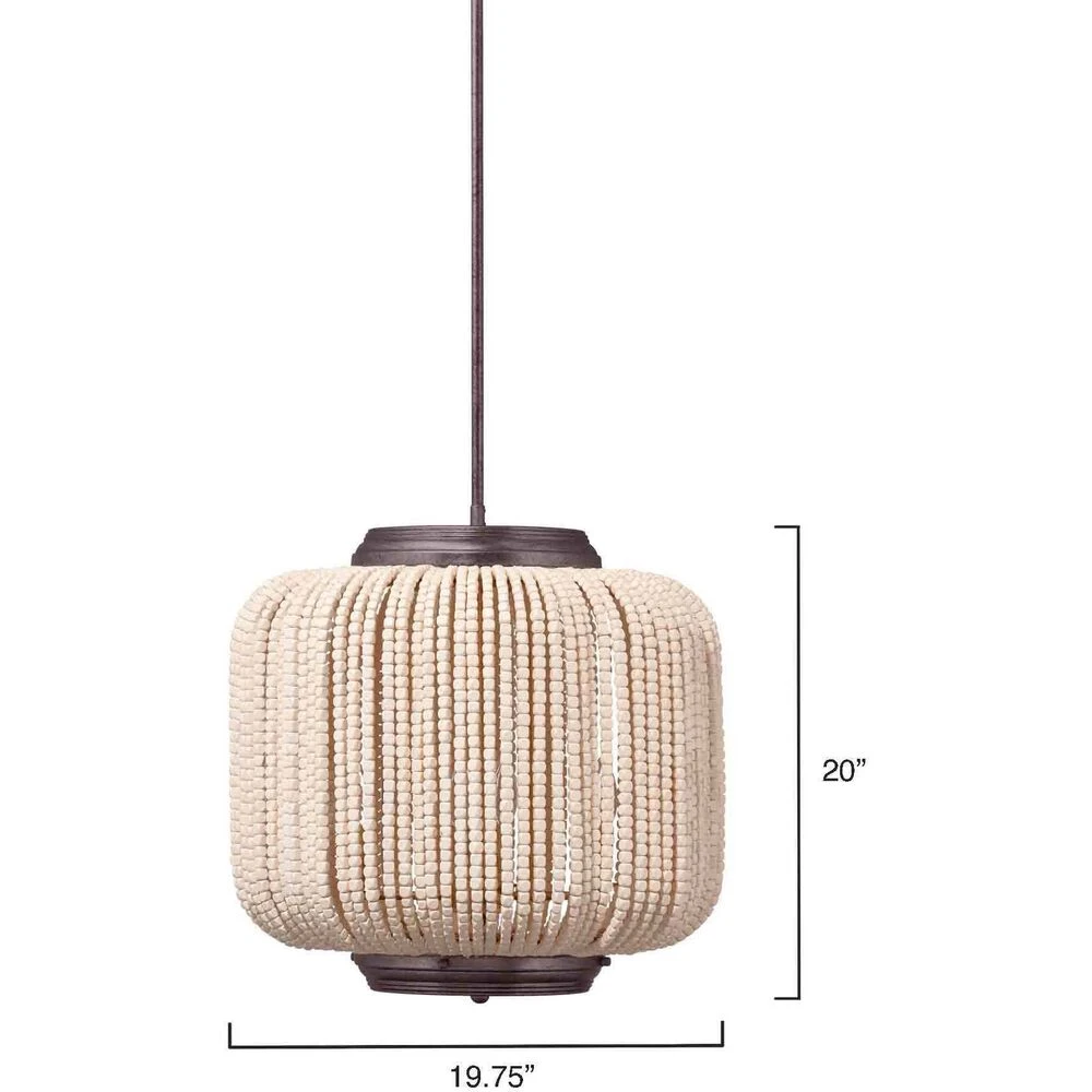 Eclair 4 Light 20 Inch Oil Rubbed Bronze Beaded Chandelier Ceiling Light 4 Eclair 4 Light 20 Inch Oil Rubbed Bronze Beaded Chandelier Ceiling Light - Image 2