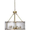 Glenn 6 Light 21.75 Inch Antique Brass Chandelier Ceiling Light, Large -Lighting Store 5glen lgab