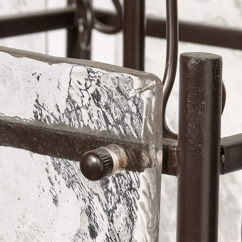 Glenn 4 Light 14 Inch Bronze And Oil Rubbed Bronze Chandelier Ceiling Light, Small 6 Glenn 4 Light 14 Inch Bronze And Oil Rubbed Bronze Chandelier Ceiling Light, Small - Image 4