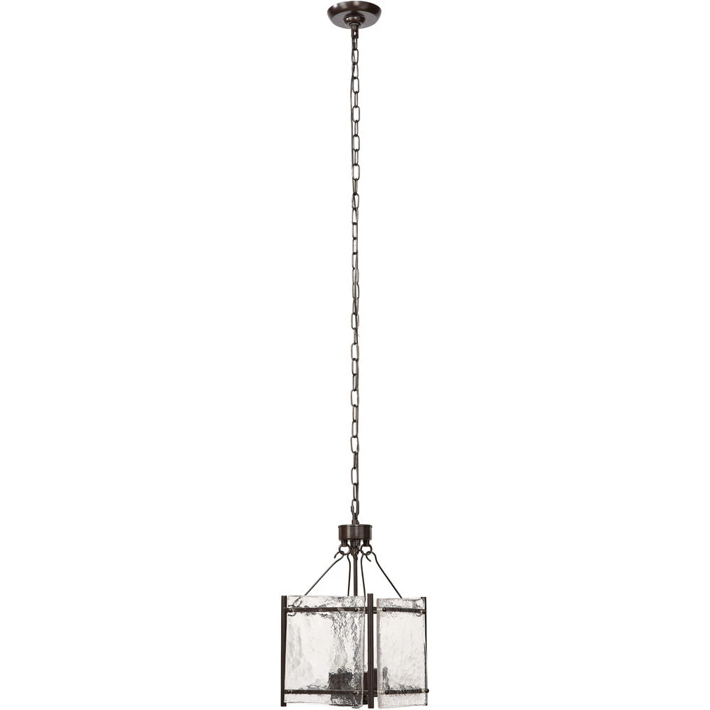 Glenn 4 Light 14 Inch Bronze And Oil Rubbed Bronze Chandelier Ceiling Light, Small 9 Glenn 4 Light 14 Inch Bronze And Oil Rubbed Bronze Chandelier Ceiling Light, Small - Image 7