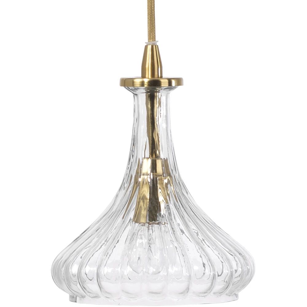 Isabella Carafe 1 Light 7 Inch Clear With Brass Pendant Ceiling Light 3 Isabella Carafe 1 Light 7 Inch Clear With Brass Pendant Ceiling Light