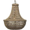 Jute Macrame 1 Light 18 Inch Jute Chandelier Ceiling Light 1 Jute Macrame 1 Light 18 Inch Jute Chandelier Ceiling Light -Lighting Store 5macr pena
