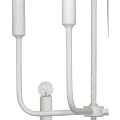 Mercer 8 Light 36 Inch White Gesso Two Tier Chandelier Ceiling Light -Lighting Store 5merc chwh 9