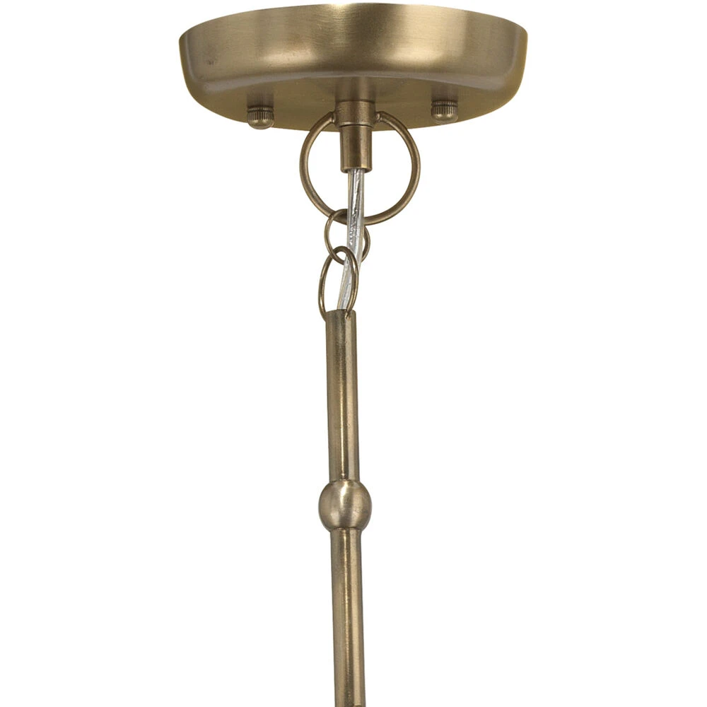 Nara 1 Light 6 Inch Antique Brass Pendant Ceiling Light 4 Nara 1 Light 6 Inch Antique Brass Pendant Ceiling Light - Image 2