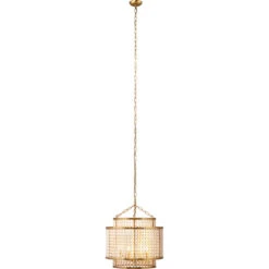 Pacific 6 Light 20 Inch Gold Beaded Chandelier Ceiling Light -Lighting Store 5paci chgo 4 1