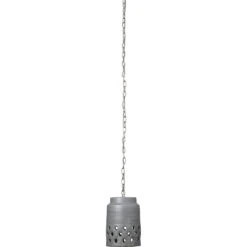 Perforated Pendant Ceiling Light, Tapered