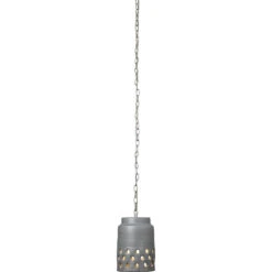 Perforated Pendant Ceiling Light, Tapered -Lighting Store 5perf longgr 4