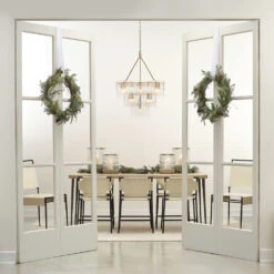 Perignon 24 Light 25 Inch Melted Ice Glass & Antique Brass Three Tier Chandelier Ceiling Light -Lighting Store 5peri chab 6 1