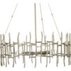 Ulysses 1 Light 32 Inch Champagne Leaf Metal Chandelier Ceiling Light 1 Ulysses 1 Light 32 Inch Champagne Leaf Metal Chandelier Ceiling Light -Lighting Store 5ulys chch