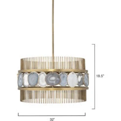 Upsala 8 Light 32 Inch Pale Lavender Agate & Antique Brass Chandelier Ceiling Light -Lighting Store 5upsa lvab 5 1