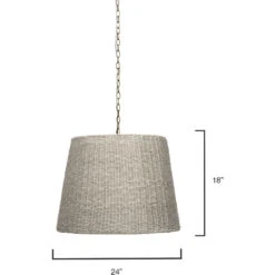Willow 2 Light 24 Inch Natural Seagrass Chandelier Ceiling Light -Lighting Store 5will chna 2