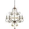 Yellowstone 5 Light 29 Inch Rust And Natural Chandelier Ceiling Light 2 Yellowstone 5 Light 29 Inch Rust And Natural Chandelier Ceiling Light -Lighting Store 5yell natu 1