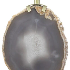 Agate 25.5 Inch 100.00 Watt Natural Lavendar Agate & Antique Brass Table Lamp Portable Light -Lighting Store 9agatelvbr 3