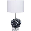 Anya 26 Inch 150.00 Watt Black And Clear Table Lamp Portable Light -Lighting Store 9anyatlbk 1