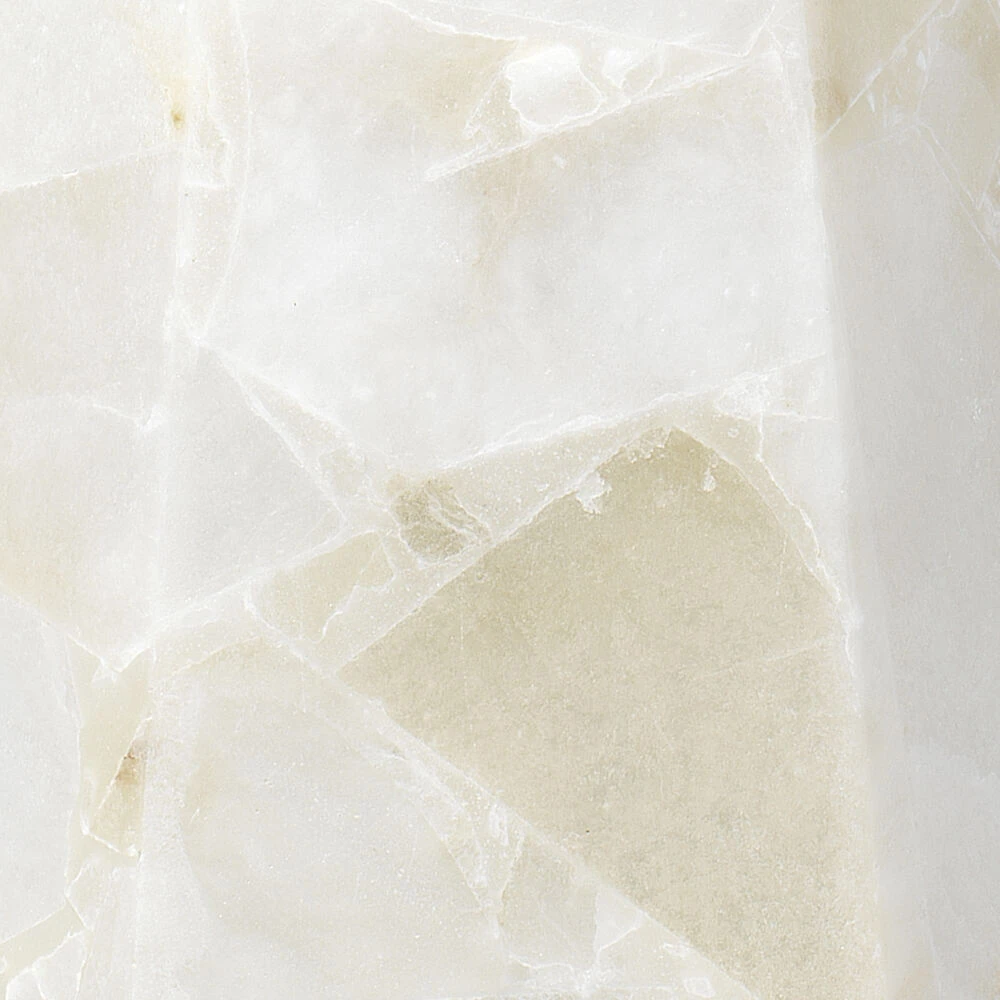 Borealis 37 Inch 150.00 Watt Alabaster Table Lamp Portable Light, Hexagon 4 Borealis 37 Inch 150.00 Watt Alabaster Table Lamp Portable Light, Hexagon - Image 2