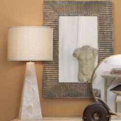 Borealis 37 Inch 150.00 Watt Alabaster Table Lamp Portable Light, Hexagon 9 Borealis 37 Inch 150.00 Watt Alabaster Table Lamp Portable Light, Hexagon -Lighting Store 9borehexalab 8