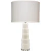 Caspian 28 Inch 150.00 Watt White Alabaster Table Lamp Portable Light -Lighting Store 9caspwhd131c