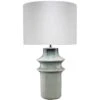 Cymbals 32 Inch 150.00 Watt Blue Reactive Glaze Table Lamp Portable Light -Lighting Store 9cymbtlblue