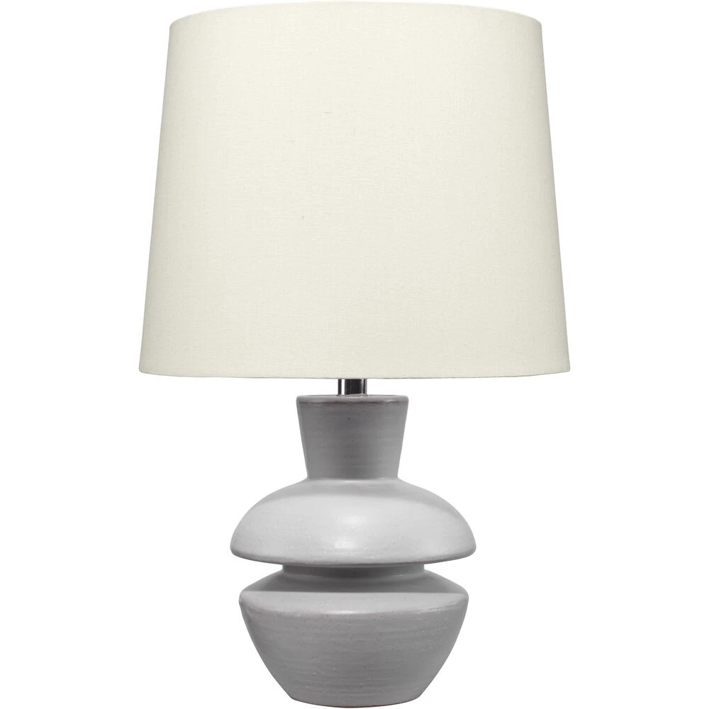 Foundation 22 Inch 100.00 Watt Matte Frosted Grey Ceramic Table Lamp Portable Light 3 Foundation 22 Inch 100.00 Watt Matte Frosted Grey Ceramic Table Lamp Portable Light